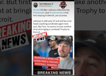 BREAKING NEWS: DETROIT IS KEEPING BEN JOHNSON AS THEIR OC! #football #nfl #lions