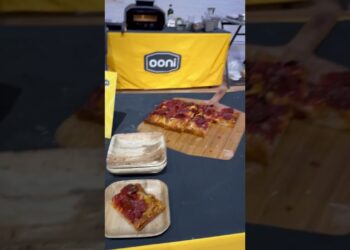 Great press event with Backbone Events, with Detroit-style pizza!😍🍕 #shorts #bts