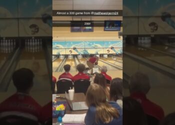 Close for 300! High School Bolwing #bowling #300 #fyp