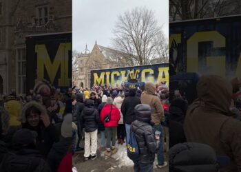 Michigan #football  National Championship Celebration – Ann Arbor, Michigan #michigan #champion