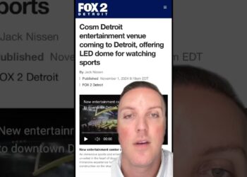 Cosm Detroit entertainment venue coming to Detroit, offering LED dome for watching sports.