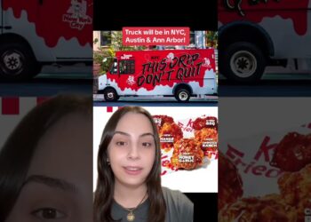 KFC Saucy Nuggets Truck Coming to NY, TX & MI! #kfc #nyc