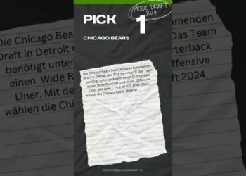 NFL Mock Draft 2024 – Wer wählt wen in Runde 1? Hier ist Pick Nummer 1