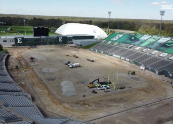 Rynearson Stadium Construction – April 30, 2024