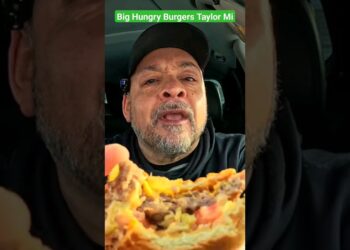 BEST 🍔 in DETROIT? #fypシ #fyp #shorts #short #food #eating #mukbang #tasty #food #happy #satisfying