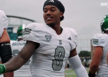Ground Game Powers Eagles to 52-33 Win at Kent State