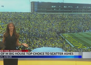 Michiganders want ashes spread at Big House