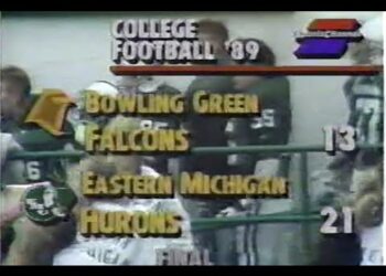 EMU Football vs Bowl  Green 1989