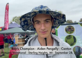Interview: Aiden Pengelly of Canton at 2024 Hansons Invitational