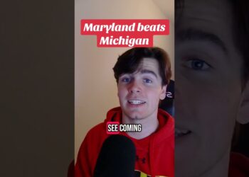 Maryland beats Michigan in Ann Arbor. #collegebasketball #umd #Maryland #Michigan