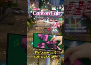 2025 Canton Fair Welcome visit battery factory #factory #batery #mobilebattery