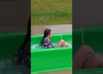 my sister Olivia! #waterslide #waterpark #ypsilanti #michigan #rolllinghillswaterpark #big #slide
