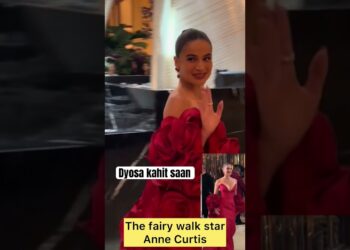Anne Curtis during ABS-CBN BALL 2025 . Anne red outfit  #annecurtis #annecurtissmith #abscbnball2025