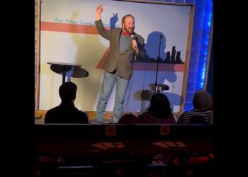 Professor of Comedy Aaron Kozbial at Ann Arbor Comedy Showcase