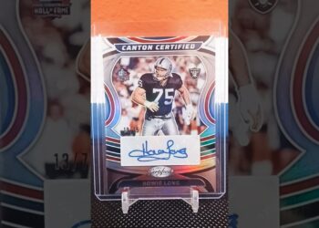 Howie Long autograph card. 2024 Canton Certified. 13/75. @panini @raiders @NFL
