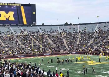 Michigan Wolverines Maize vs Blue Spring Game 2025 Ann Arbor, Michigan The Big House Jadyn Davis ￼