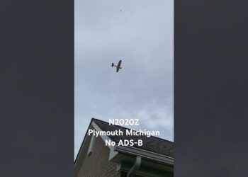 N2020Z No ADS-B Anthony F Pingston Plymouth MI #AerialStalker #aviation #flying #generalaviation