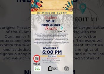 Explore Your Indigenous Roots!🌿 IN-PERSON 11/21 (Detroit) #xiamaru aboriginalministryofjustice.org