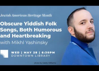 Obscure Yiddish Folk Songs, Both Humorous and Heartbreaking — with Mikhl Yashinsky
