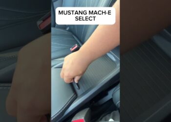 RJ shows off Mustang Mach-E Select at Gene Butman Ford #ford #mustangmache #electric