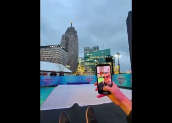 Monroe Street Midway Slide Downtown Detroit #detroit