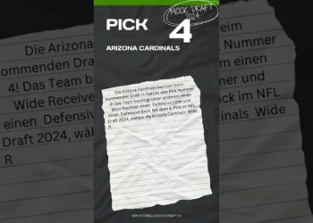NFL Mock Draft 2024 – Wer wählt wen in Runde 1? Hier ist Pick Nummer 4