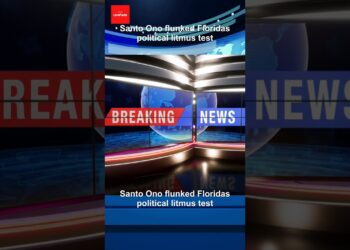 Santo Ono flunked Floridas political litmus test