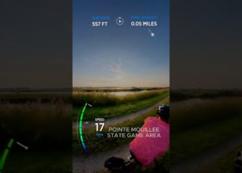 POV Michigan summer ride at Pointe Mouillee Game Area #shorts #insta360x4 #biking #trekbikes #nature