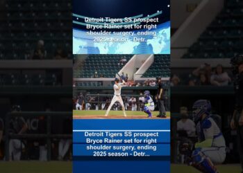 Detroit Tigers SS prospect Bryce Rainer set for right shoulder surgery, ending 2025 season – Detr…