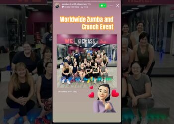 Worldwide Zumba and Crunch Fitness Event