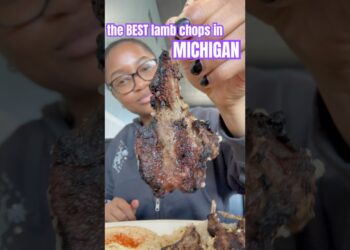 i ❤️ lamb chops #foodie #detroit #shorts #foodreview