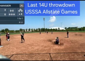 throwdown USSSA Allstate games 8-3-24 Canton Softball Center 14U