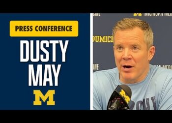 Dusty May Press Conference After Michigan Basketball Win Over Penn State I #GoBlue