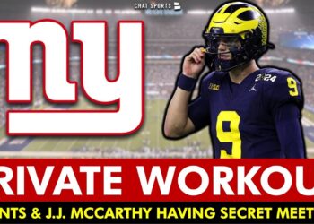 REPORT: Giants Having PRIVATE Workout With J.J. McCarthy | New York Giants News, Rumors