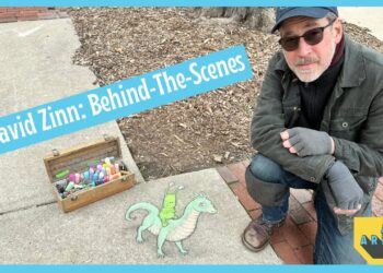 David Zinn: behind-the-scenes