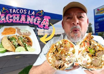 GIANT Burrito From a Gas Station Blew me Away!!  Tacos La Pachanga