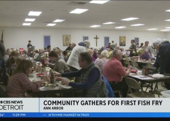 Ann Arbor community gathers for fish fry at Old St. Patrick Catholic Church