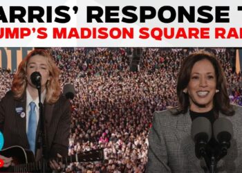 Kamala Harris LIVE | Reacts To Trump's Madison Square Rally | Michigan | Kamala Speech LIVE |US