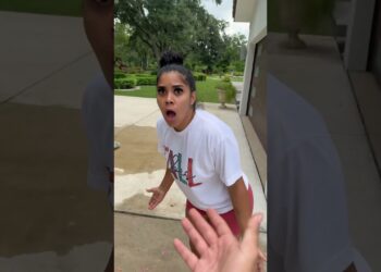 Dad catches son wetting dog then mom does this #shorts
