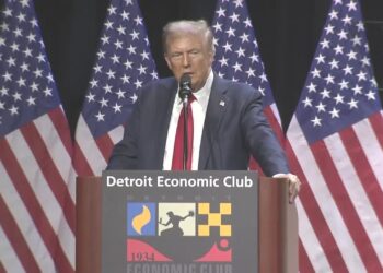 Former President Donald Trump slams Detroit at event in Detroit