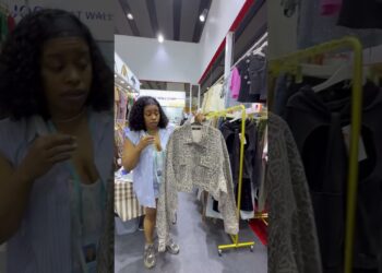 Canton fair with the biggest fast fashion manufacturers in China. # #fashion  #blackgirlinchina