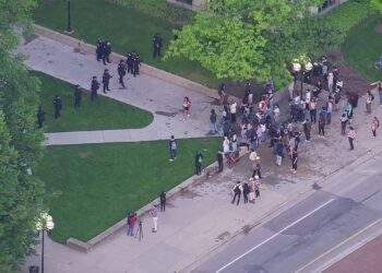 Police break up pro-Palestinian encampment at UM Diag