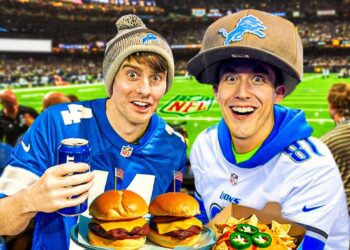 Two Brits try every NFL Stadium food!