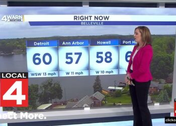 Soupy start in Metro Detroit with isolated showers — when to expect summer-like weather