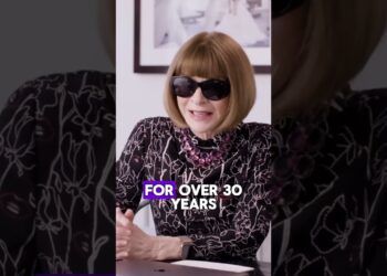 No wonder Anna Wintour doesn’t allow anyone to look her eyes!#shorts
