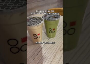 Free Oolong Milk Tea at Palgong Tea