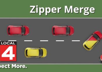 Zipper merging: Michigan officials urging drivers to use technique in construction zones