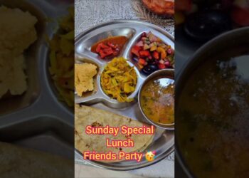 Sunday Lunch Party With Friends, Fun,Food 🥳😋😍