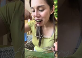 Kumain kami sa banana leaf 🥰😋 #annmary #food #shortvideo  #eating #foodie #ann