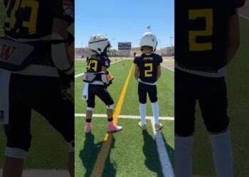 Got that W!!!💪🏾🔥 #football #micdup #tackle #shorts #10U #vegas #youthfootball